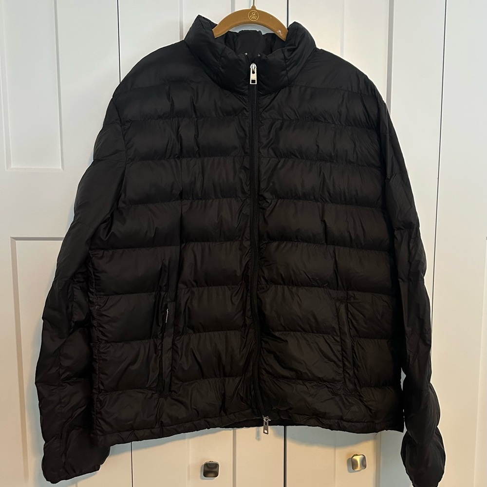Men's Black Serge Blanco Sustans‎ Puffer Jacket XL